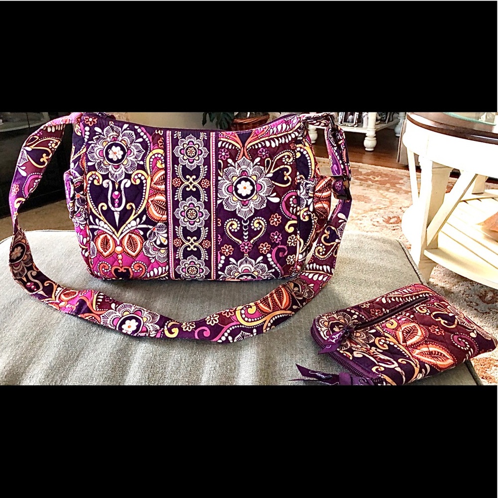 Vera Bradley paisley print bag & Wallet together